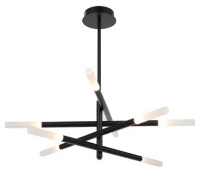 PINTA 8 LIGHT PENDANT. GOLD OR BLACK